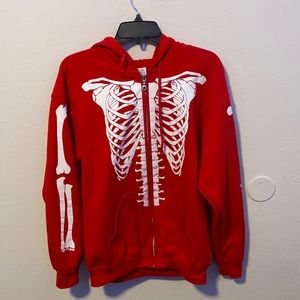 Simplicity Skeleton Zip-up